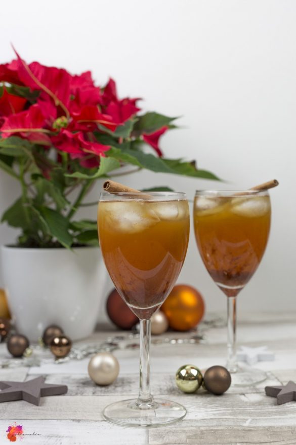 Weihnachtlicher Cocktail Mit Lebkuchen Juliamalia