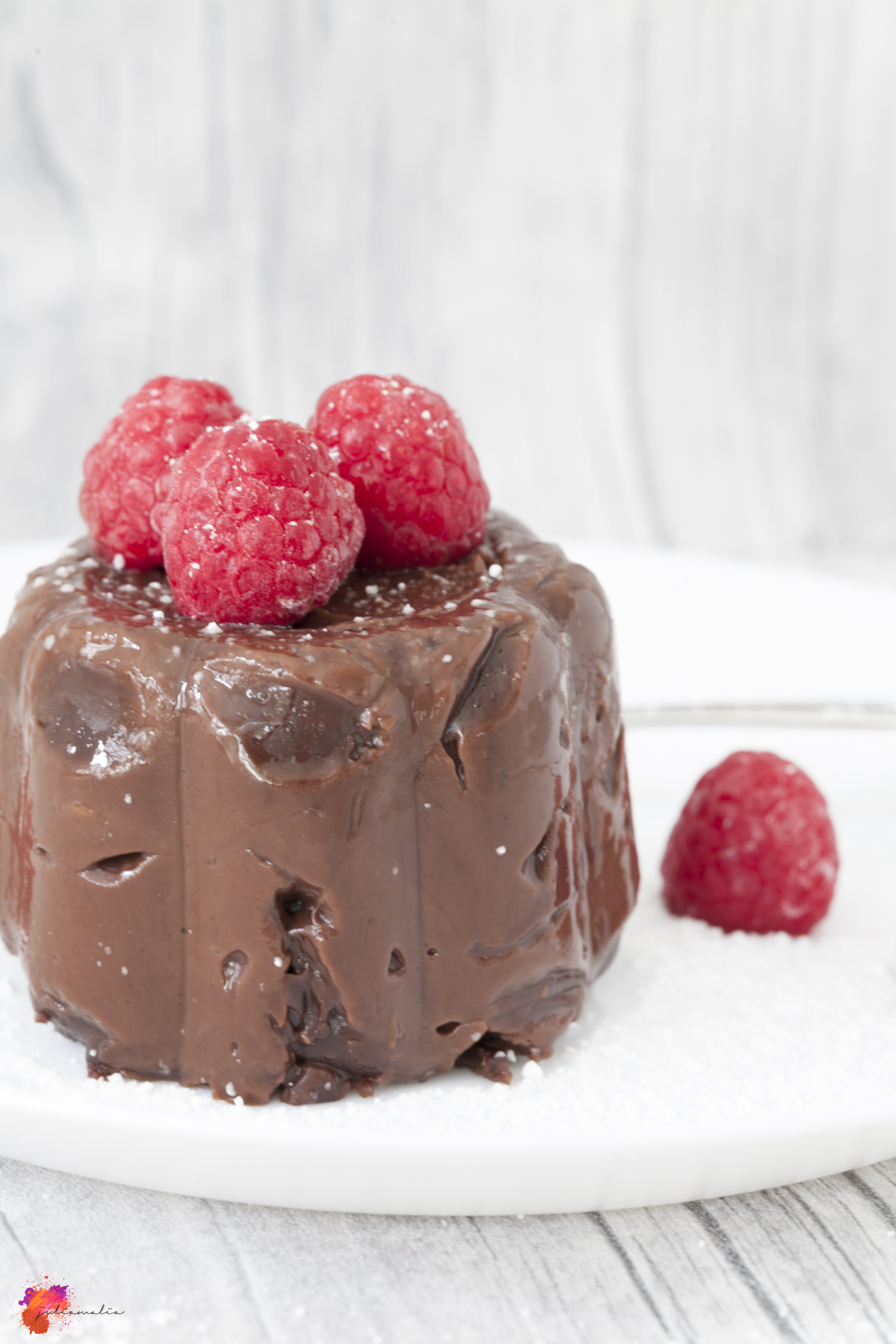 Pudding mit Schokolade