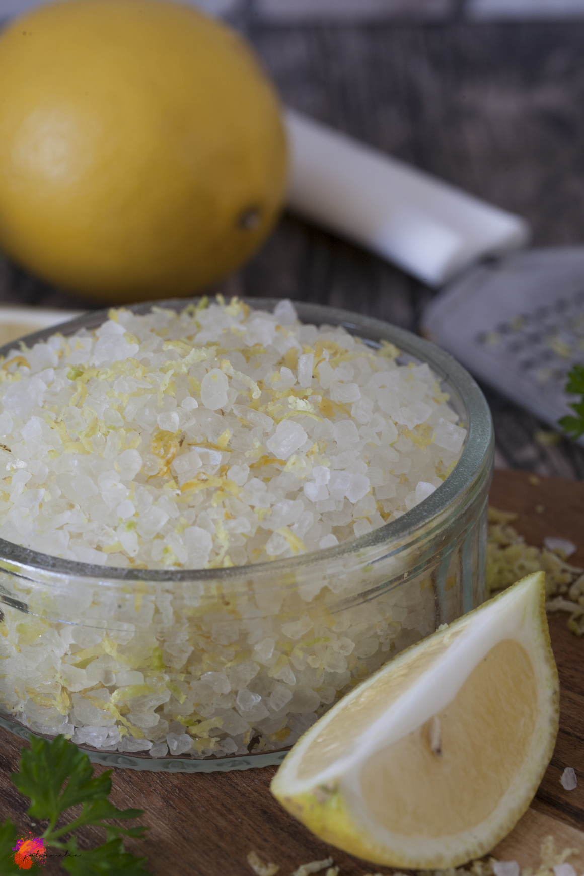 Zitronen Salz aus der Küche